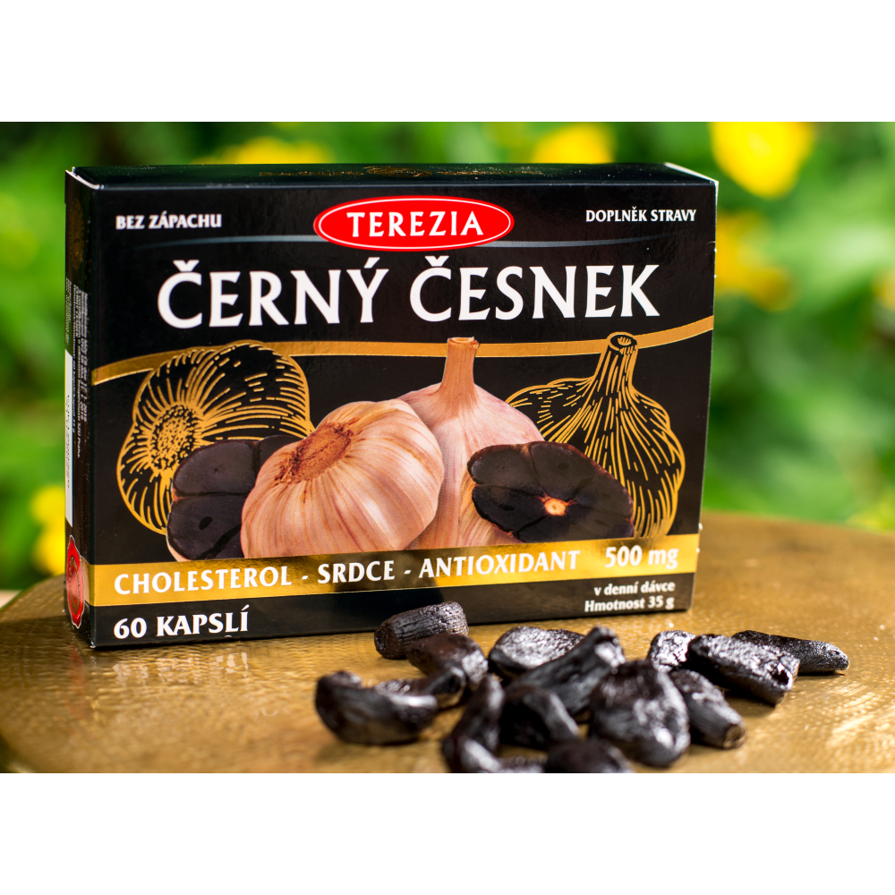 TEREZIA Čierný cesnak pre normálnu hladinu cholesterolu