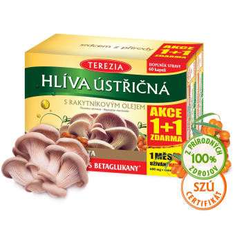 Hliva ustricovitá s rakytníkovým olejom