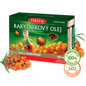 Rakytníkový olej v kapsulách