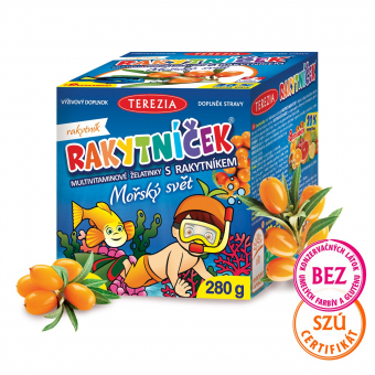 RAKYTNÍČEK multivitamínové želatínky s rakytníkom - MORSKÝ SVET