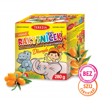RAKYTNÍČEK multivitamínové želatínky s rakytníkom - DŽUNGĽA