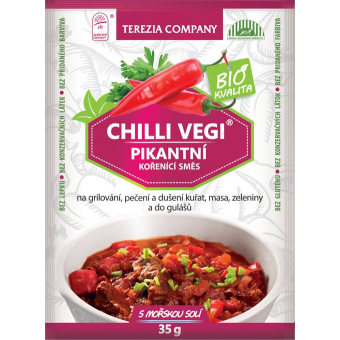 Pikantný koreniaci prípravok CHILLI VEGI BIO