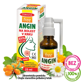 freeANGIN sprej na bolesť hrdla
