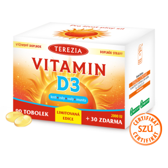 Vitamín D3 2000 IU – Limitovaná edícia