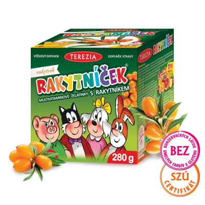 RAKYTNÍČEK multivitamínové želatínky s rakytníkom