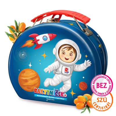E-shop RAKYTNÍČEK+ želatínky - Kufrík Vesmír