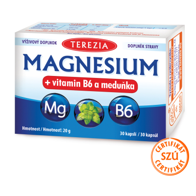 MAGNÉZIUM + vitamín B6 a medovka 30 kapsúl