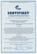 Certifikát o zdravotní bezpečnosti Státního zdravotního ústavu