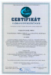 CERTIFIKÁT O ZDRAVOTNÍ BEZPEČNOSTI STÁTNÍHO ZDRAVOTNÍHO ÚSTAVU