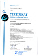 Certifikát o zdravotní bezpečnosti Státního zdravotního ústavu